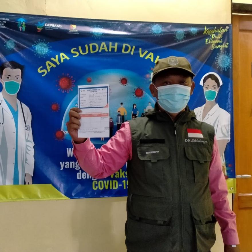 VAKSINASI KEPALA DESA SUKAMANTRI